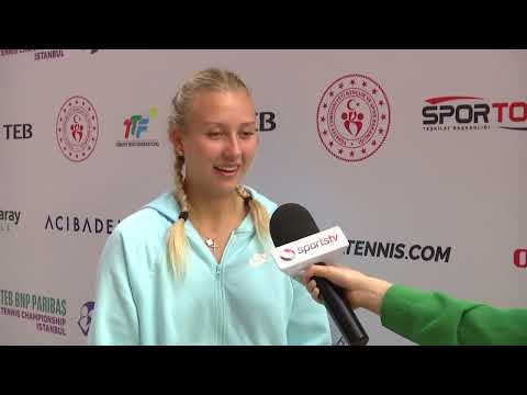 #TennisChampİstanbul - Anastasia Potapova Röportajı