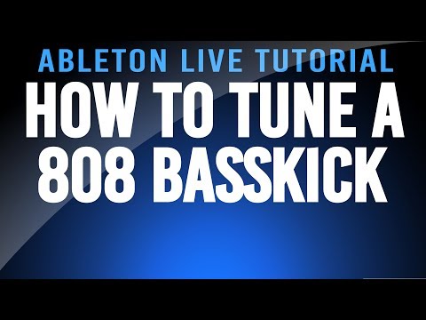 Ableton Tutorial: How to tune 808 Kicks and Bass  - HD - English