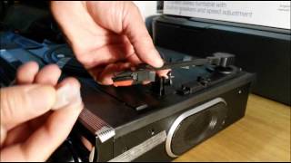 Replacing the needle in Jensen JTA-230 turntable