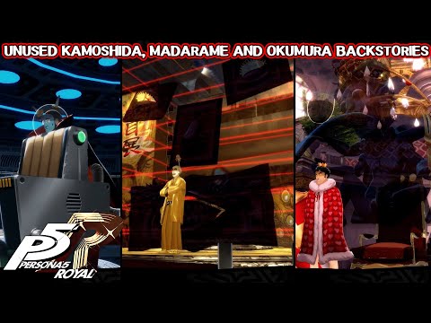 Unused Kamoshida, Madarame & Okumura backstories - Persona 5 Royal