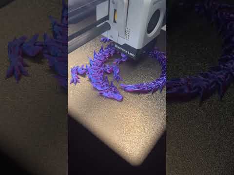Lets 3D Print an Articulated Dragon #3dprinting #bambulab #3dprinted