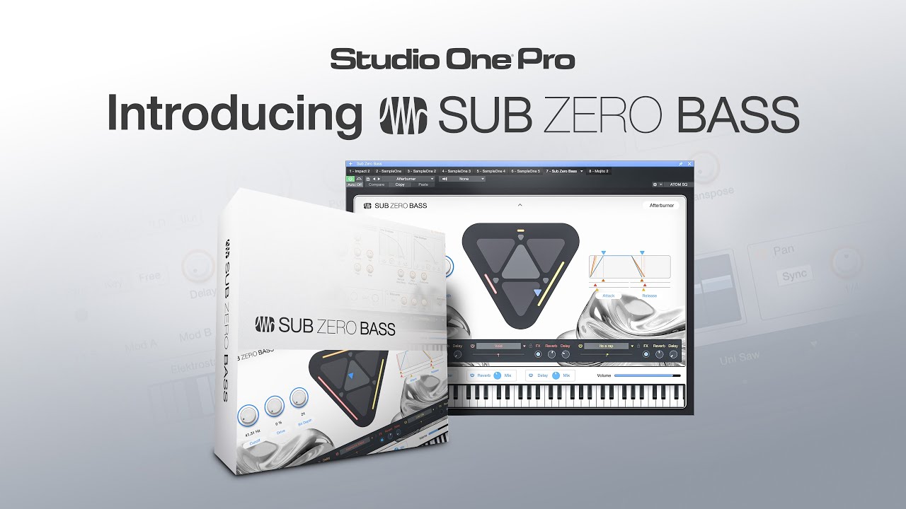 Introducing Sub Zero Bass | New in Studio One Pro 7.2 | PreSonus - YouTube