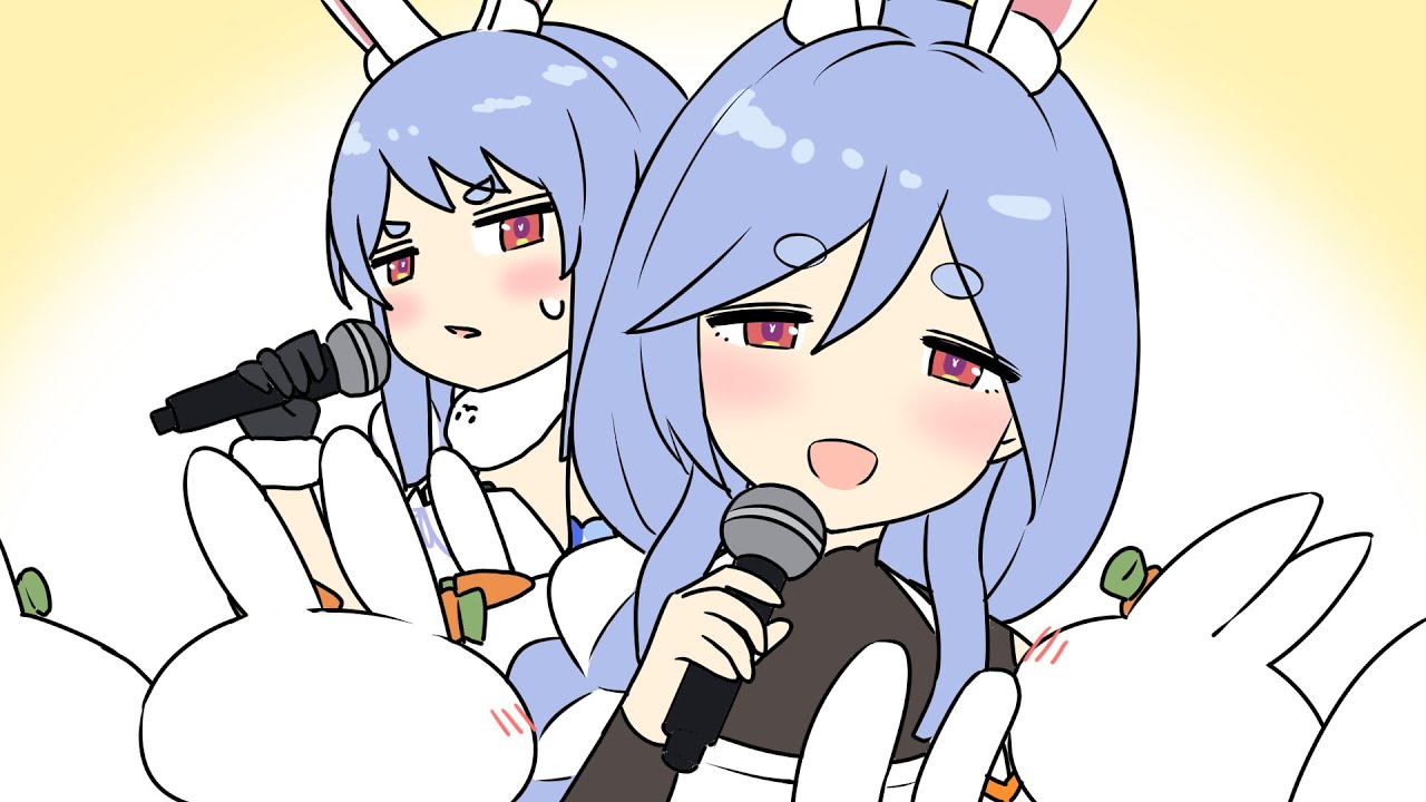 【手描き】3Dで歌って踊ってみたいぺこらマミー【兎田ぺこら/ぺこらマミー/ホロライブ/切り抜き漫画】