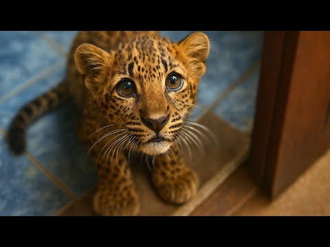 Orphan Leopard Knocked on Her Door Every Dawn. She Finally Let Him In