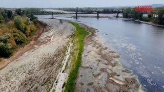 Ticino e Po in secca, le incredibili immagini dal drone sul Ponte della Becca: l’acqua è scesa di...
