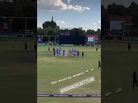 WINNING MOMENT! 🇮🇳🏆 | India beat England to win the inaugural Women’s U19 T20 World Cup title 🔥