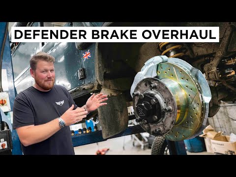 BRAND NEW BRAKES FOR THE DEFENDER - CALLIPERS - DISKS - PADS INSTALL