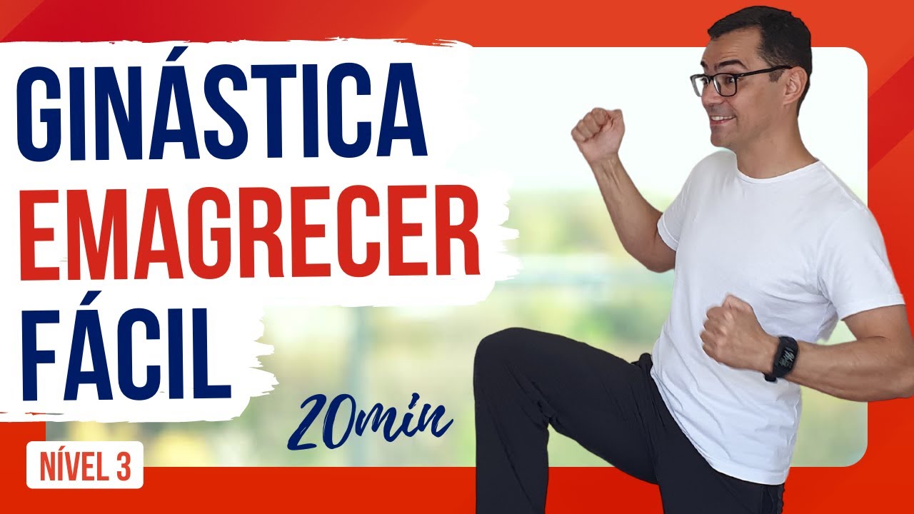 AULA DE GINÁSTICA FÁCIL - Derreta Gorduras com 20 min | Idosos, iniciantes, sedentários e obesos