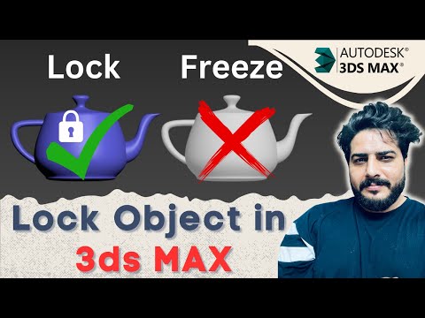 Lock Object in 3ds Max DeepakVerma dp
