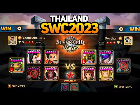 YEONHONG-187 vs DOCTHURR (BO5). SWC2023 THAILAND OPEN QUALIFIER - Summoners War