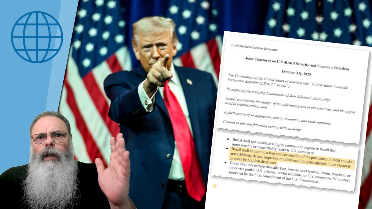 TRUMP quer ELEIÇÕES LIVRES e JUSTAS no BRASIL e PETISTAS TRATAM isso como "INTERFERÊNCIA"