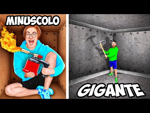 PICCOLA VS GIGANTE PRIGIONE SFIDA