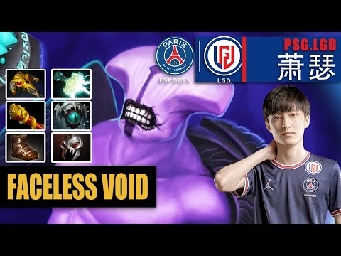 Faceless Void Safelane | PSG.LGD.Ame | IMBA ATTACK SPEED NONSTOP BASH | 7.31b Gameplay Highlights