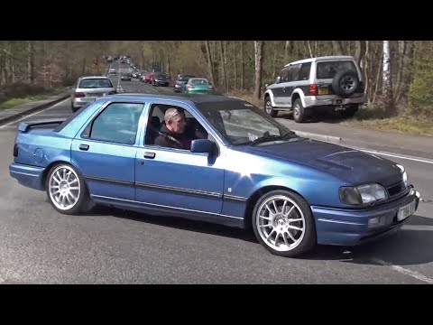 Ford Sierra Sapphire Cosworth Leaving Wheels Day 2012