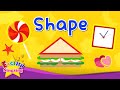 Kids vocabulary - Shape - Names of Shapes - Learn English for kids - English educational video