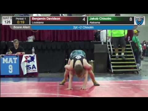 2077 Cadet Men 126 Benjamin Davidson Louisiana vs Jakob Chisolm Alabama 3616490104