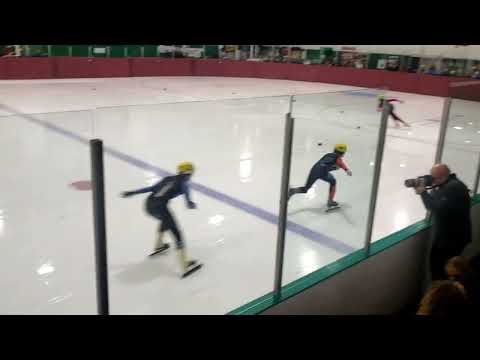 Magnus King 400m race at the Langley Interclub meet. Oct 21, 2023