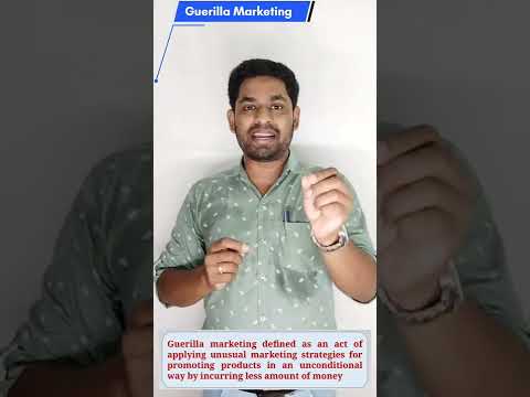 Guerilla Marketing l Recent Trends in Marketing