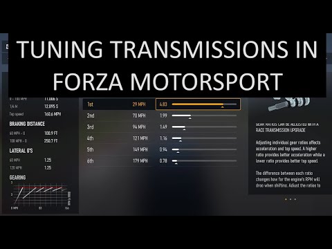 Tuning Transmissions in Forza Motorsport (Forza Tips)