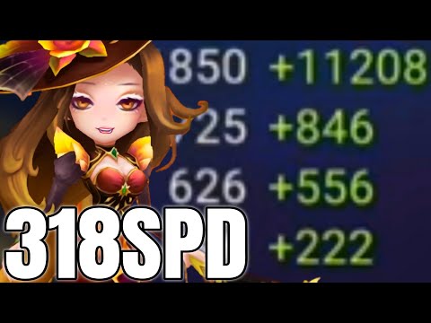 He Probably has One of the World Fastest Tiana (+222 SPD) - Summoners War