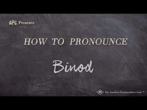 How to Pronounce Binod (Real Life Examples!)