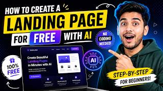 Create a Landing Page for FREE with AI in 5 Minutes 😱