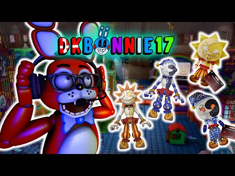 FNAF SUN AND MOON ACTION FIGURES AND PLUSHIES REVIEW