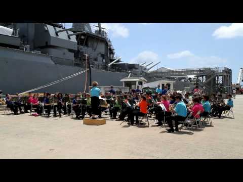 CFHS Falcon Band - Honolulu Hawaii -  Triumphant Fanfare