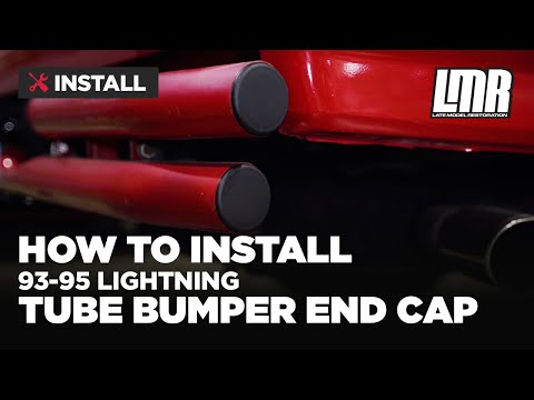 How To Install Ford Lightning Tube Bumper End Caps (93-95)