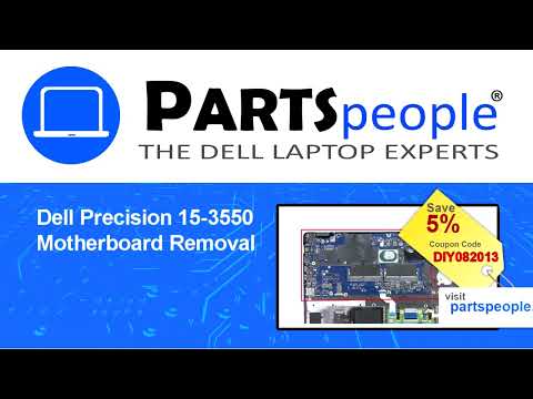 Dell Precision 15-3550 (P80F002) Motherboard How-To Video Tutorial