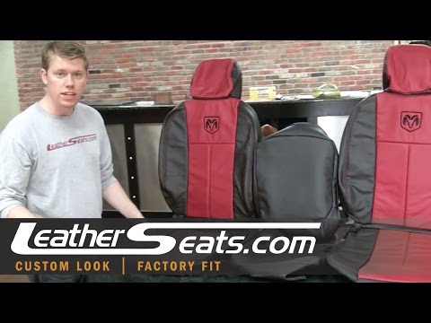 Dodge Ram Quad Cab Custom Leather Interior Upholstery Upgrade kit - www.LeatherSeats.com