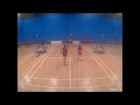 The Connacht U15 & U19 Badminton Open (semi-finals & finals) - 2023-Nov-05 - Court 6