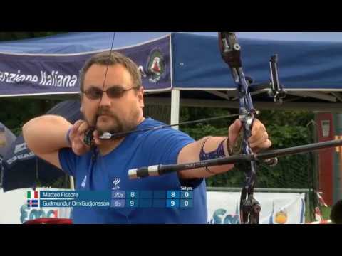 Gummi Gudjonsson vs Matteo Fissore EMG Recurve men 30+ gold