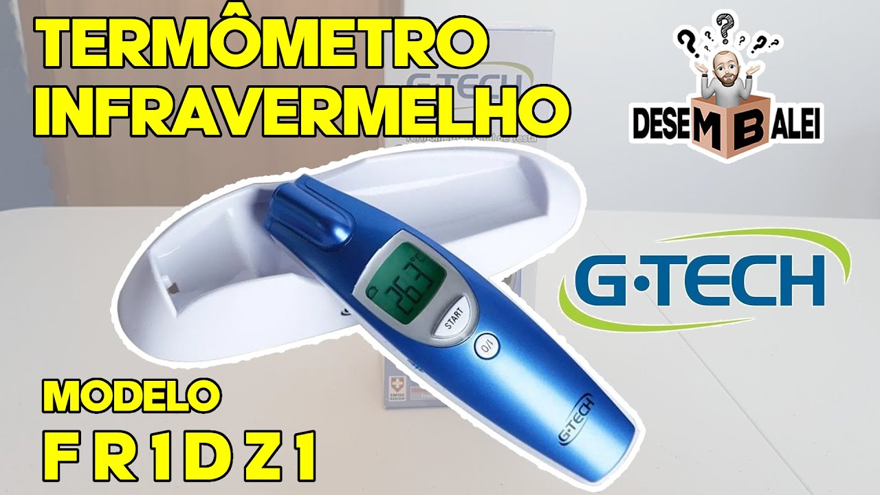 FUNCIONAMENTO - TERMÔMETRO INFRAVERMELHO G-TECH MODELO FR1DZ1