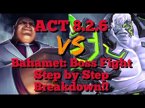 MCOC - ACT 8.2.6 - Kingpin Vs Hulk (Bahamet) - Boss Fight + Step by Step Breakdown!! All 4 Phases!!