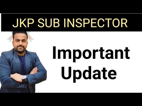 Jkssb Sub Inspector || Latest Update  #jkssb #jkpsi