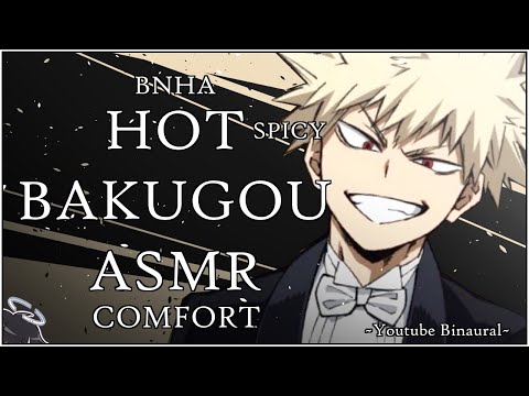 [HOT ADULT AU BAKUGOU ASMR] Bakugou x Listener. Being Comforted and Making Out[Dominant,Spicy,BNHA]