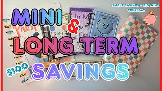 Mini & Long Term Savings Challenges Stuffing | Filling Up My Mini Pouch 😊