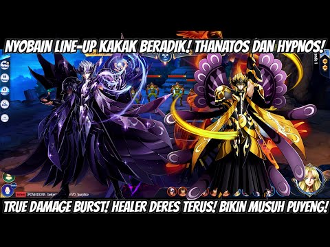 COBAIN LINE-UP DENGAN HYPNOS DAN THANATOS! - SAINT SEIYA AWAKENING INDONESIA