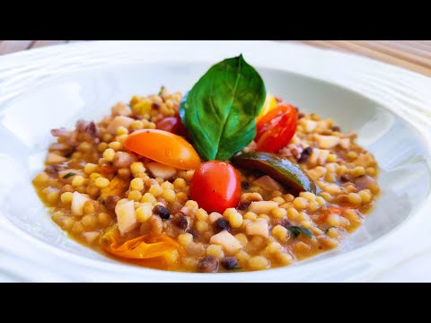 FREGOLA sarda al gusto di mare, oggi mangiamo in Sardegna!