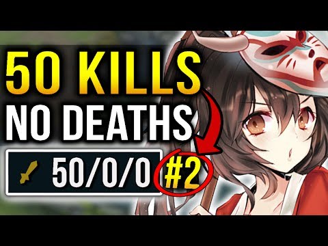 50 KILLS WITHOUT DYING CHALLENGE (AKALI RANKED CHALLENGE) (INSANE DIFFICULTY) #2 - League of Legends