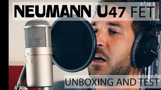 Neumann U47 FET - Unboxing and Test