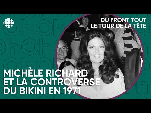 Michèle Richard et l'histoire du bikini de soir | Du front tout le tour de la tête