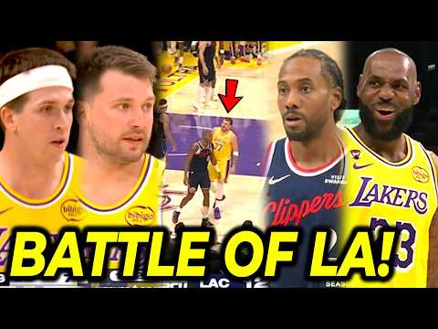 Lakers BIG-3 vs Kawhi, nanghamon ng SUNTUKAN si Luka| May masamang nangyari, mahihimatay si Collins!