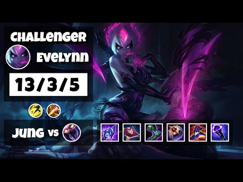 Evelynn Jungle S11 11.18 Challenger Replay (13/3/5) - BR