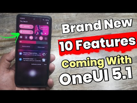Brand New 10 Features Coming With Samsung OneUI 5.1 Update | A52 A52s A53 A71 A51 M52 F62 S20 FE A33