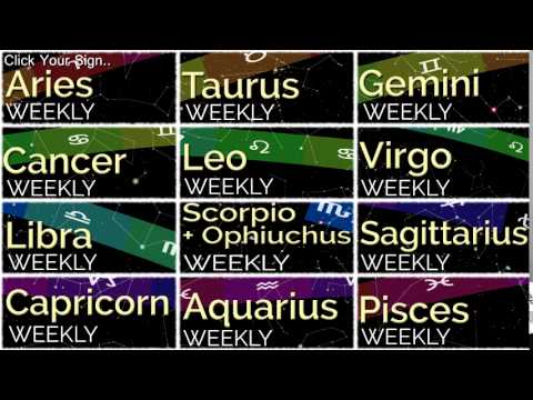 Weekly Horoscopes August 22 to 28, 2016 (Click Your Sign)