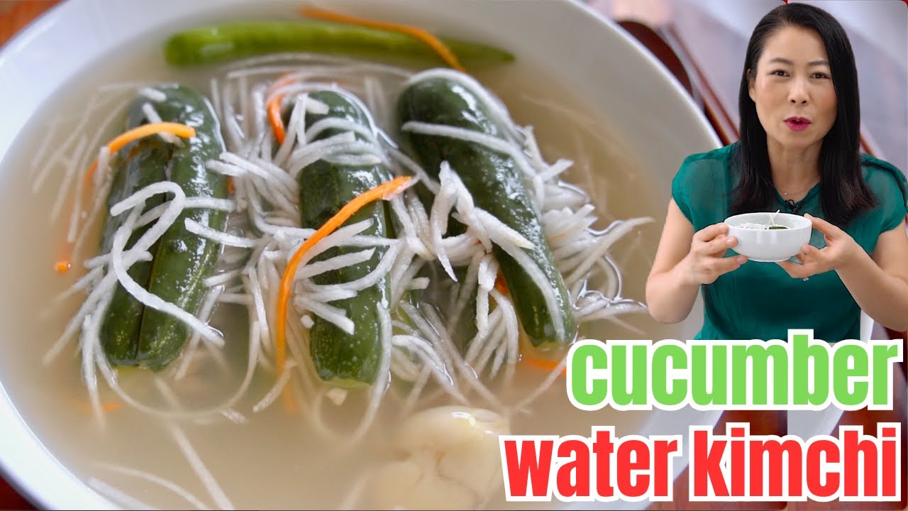 🥒You can drink the Cucumber Kimchi Juice❗️ 🥒Cucumber Water Kimchi: SMALL BATCH Kimchi Recipe 오이물김치