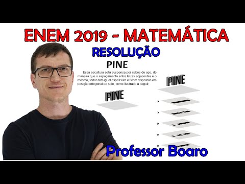 MATHEMATICS ENEM 2019 QUESTION 136 Professor Boaro