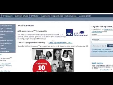 AXA Achievers Scholarship for 2011